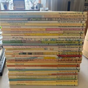 Vintage The Sesame Street Book Club 70s/80s Paperback Lot